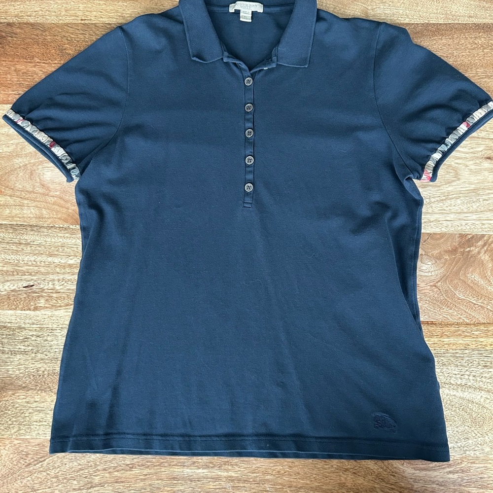 Burberry Brit Women's Black Polo Shirt